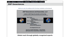 Desktop Screenshot of dspgeosciences.com